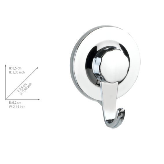 Static-Loc® Plus wandhaak Valenza chroom