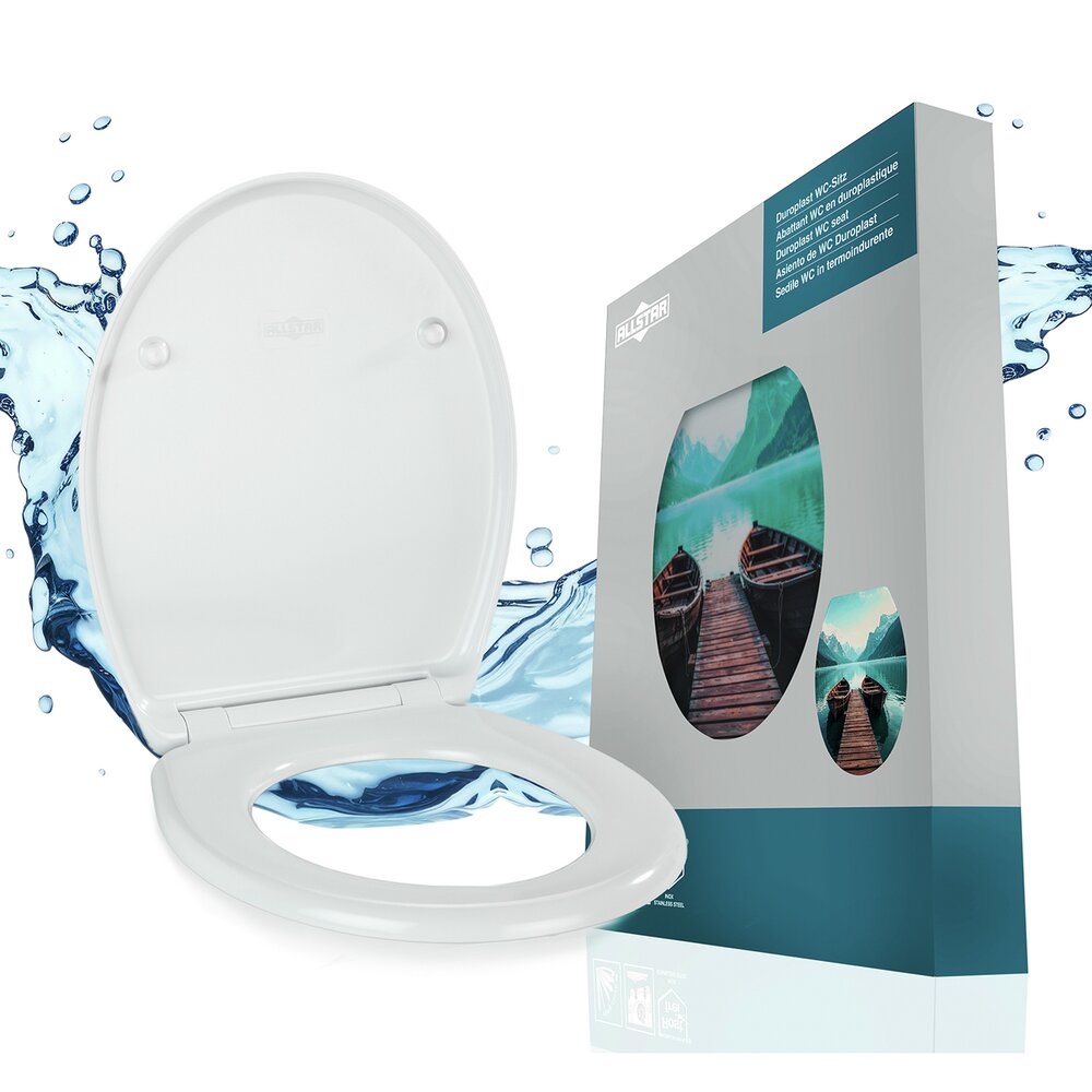 Abattant WC Mod. Dolomiti  siège de WC avec frein de chute
