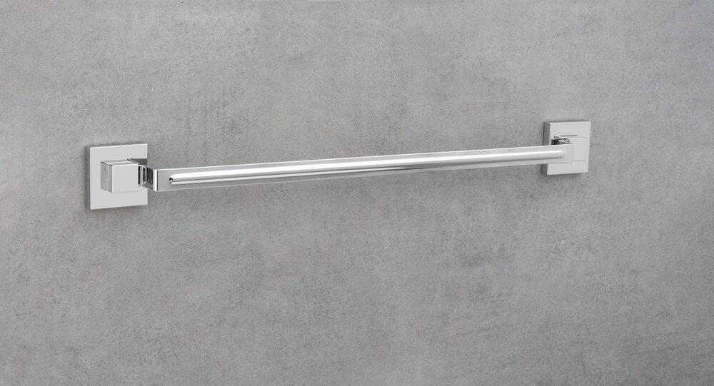 Vacuum-Loc® Edelstahl Badetuchstange Uno Mod. Quadro  Befestigen ohne bohren