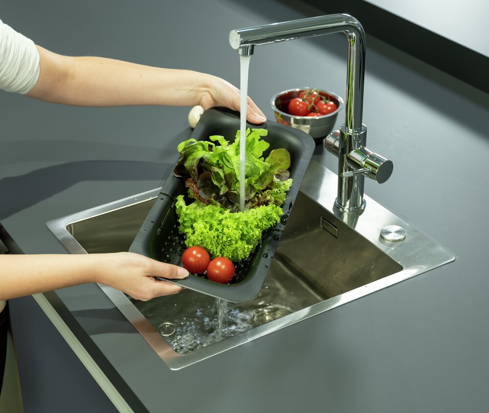 Passoire évier cuisine Sivo, extensible  Passoire extensible
