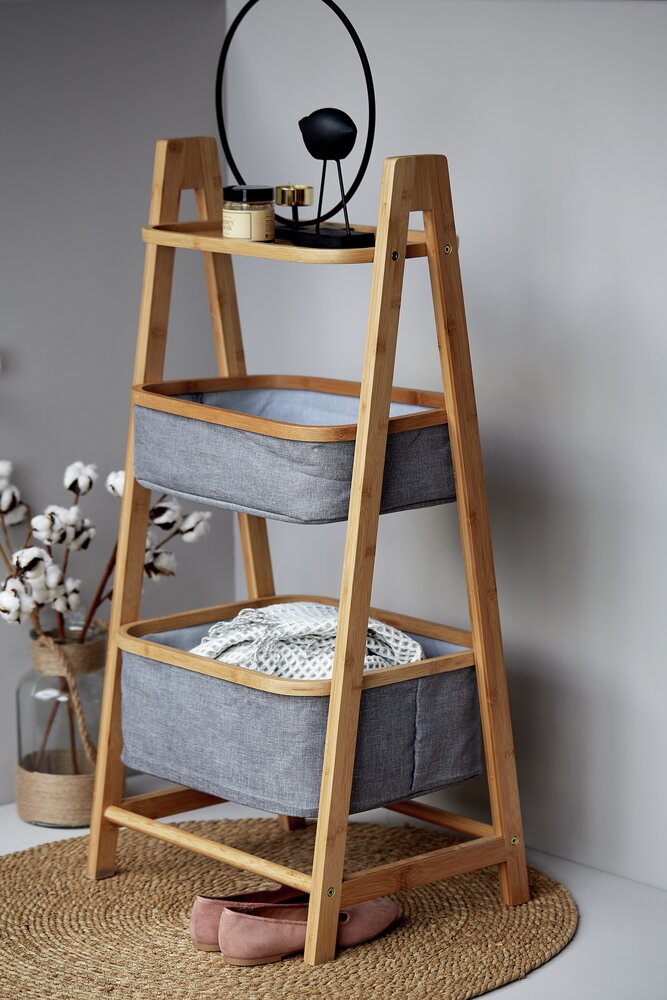 Bahari bamboe plank met 2 manden