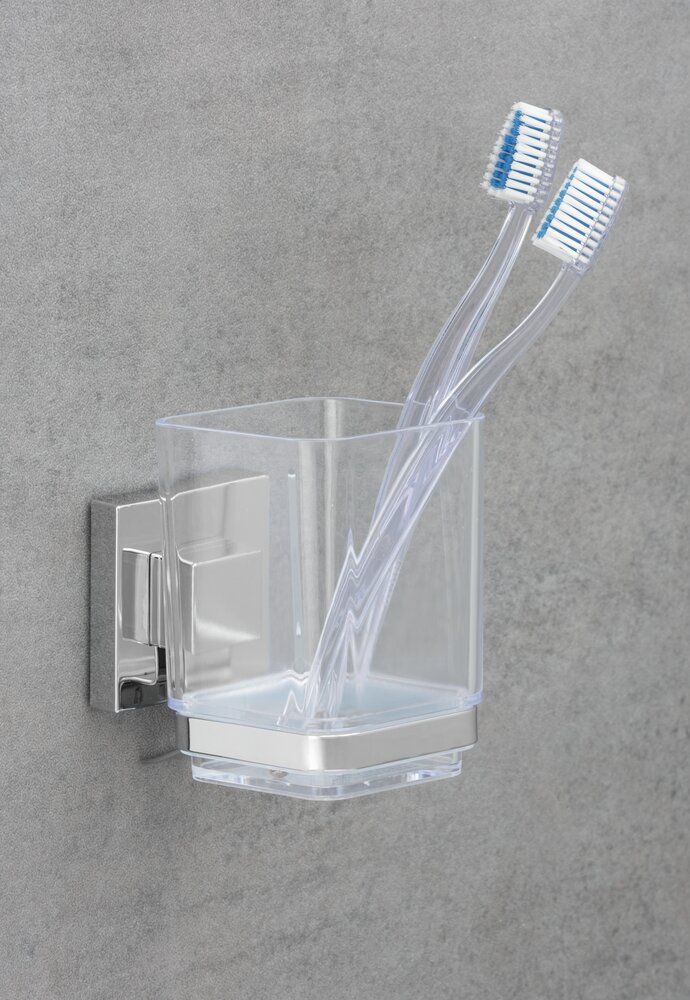 Vacuum-Loc® tandenborsteltrommel Quadro roestvrij staal