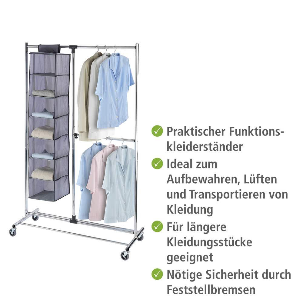 Kleiderständer Mod. Profissimo  individuell verstellbar, 4 Rollen