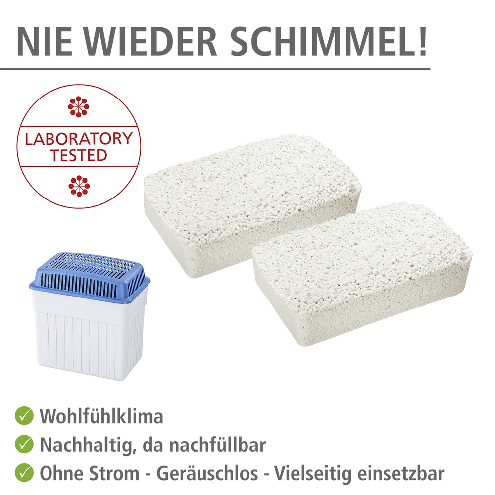 Feuchtigkeitskiller 2 x 2 kg Nachfüllpack  Raumentfeuchter