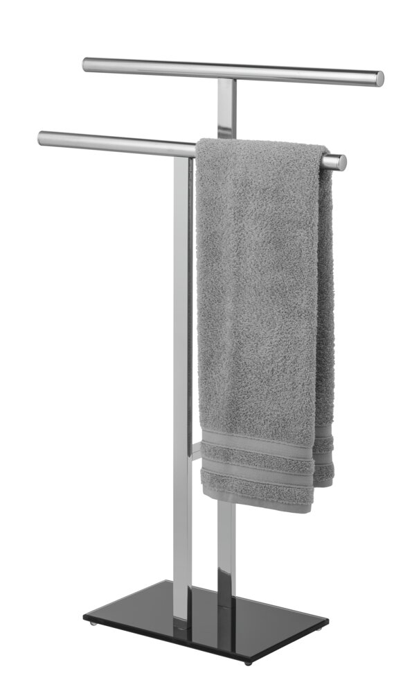 Porte-Serviettes Sur Pied Design U 2 Étagères Support Serviettes De Bain Sdb 86X45X19Cm, Bois Porte-Serviettes Sur Pied Design U 2 Étagères Support Serviettes De Bain Sdb 86X45X19Cm, Bois
