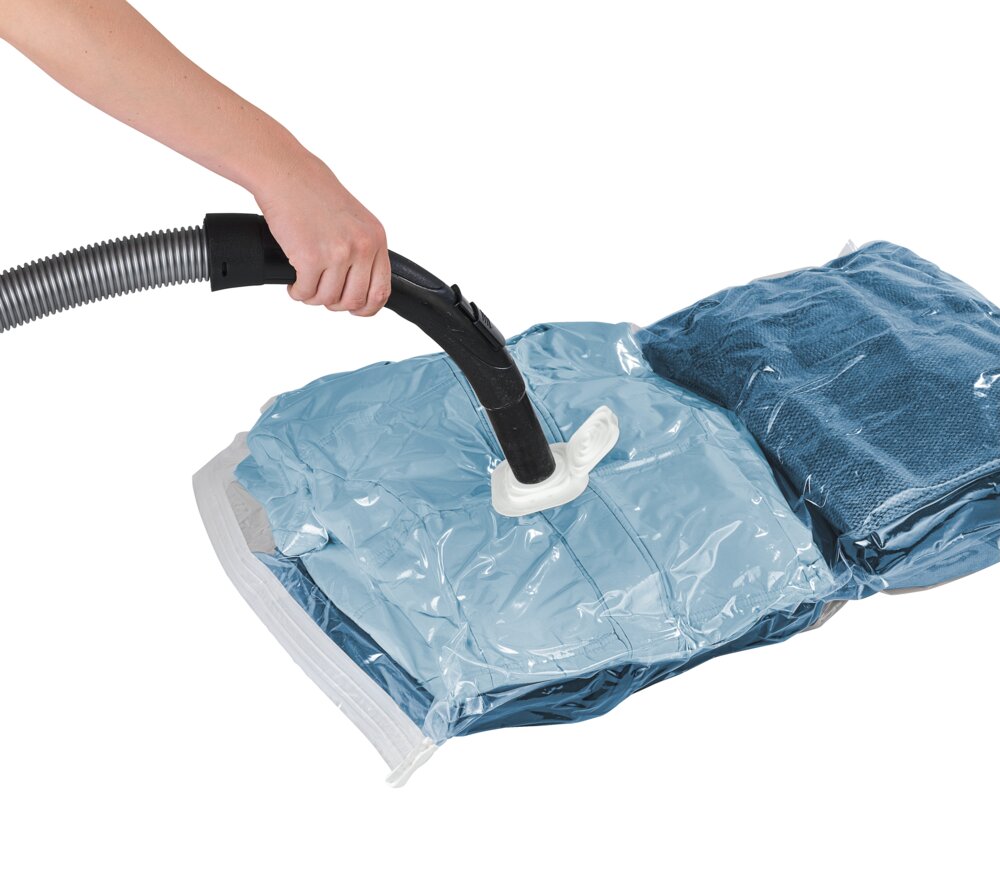 Vakuum Beutel Reise-Set  6-teilig mit Pumpe