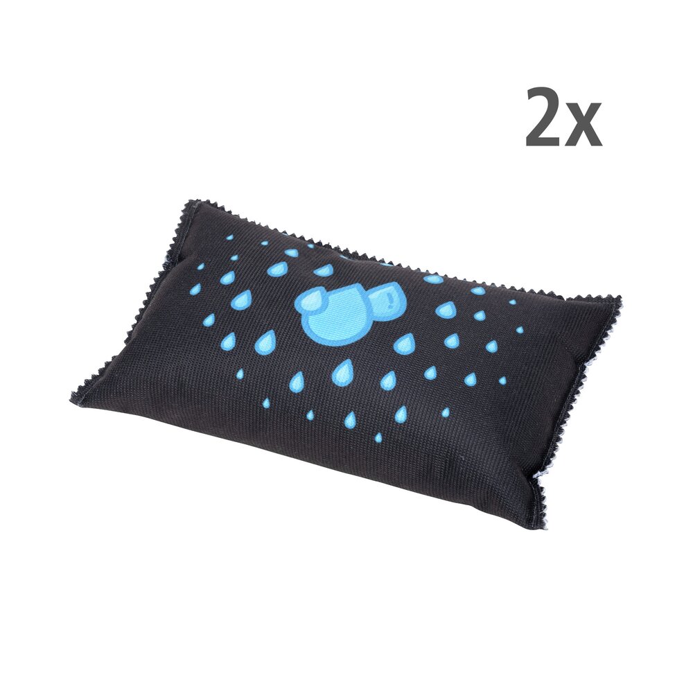 Auto-Entfeuchter mit Indikator 1000 g, 2er Set  wiederverwendbar