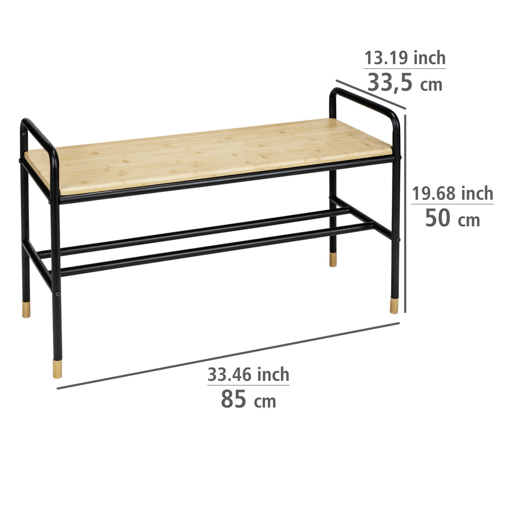 Schuhbank Mod. Loft  für bis zu 4 Paar Schuhe