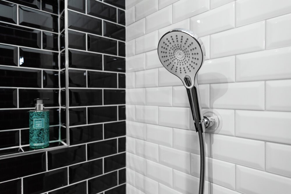 Douchekop Ultimate Shower chroom/wit