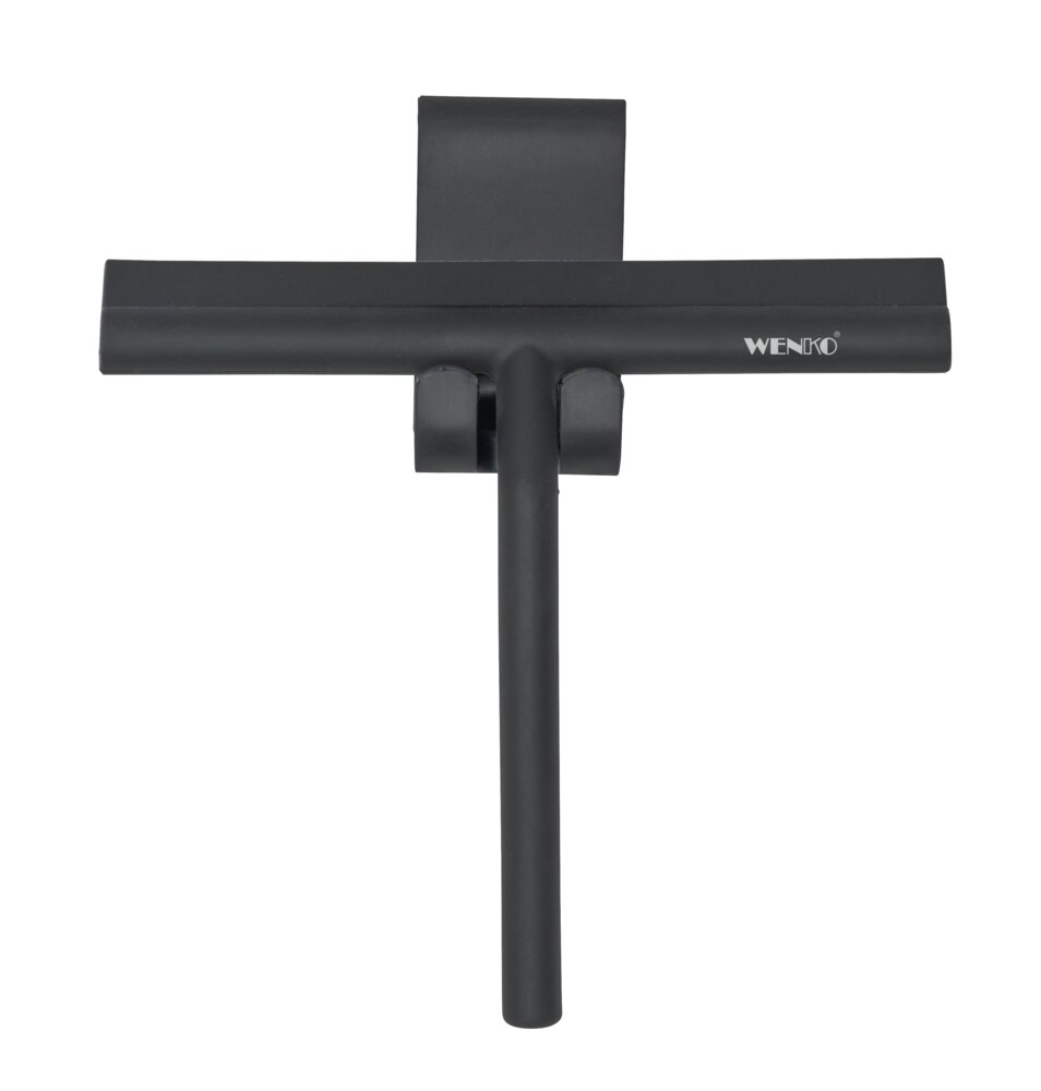 Badezimmerwischer Silikon Mod. Mola Schwarz  Schwarz