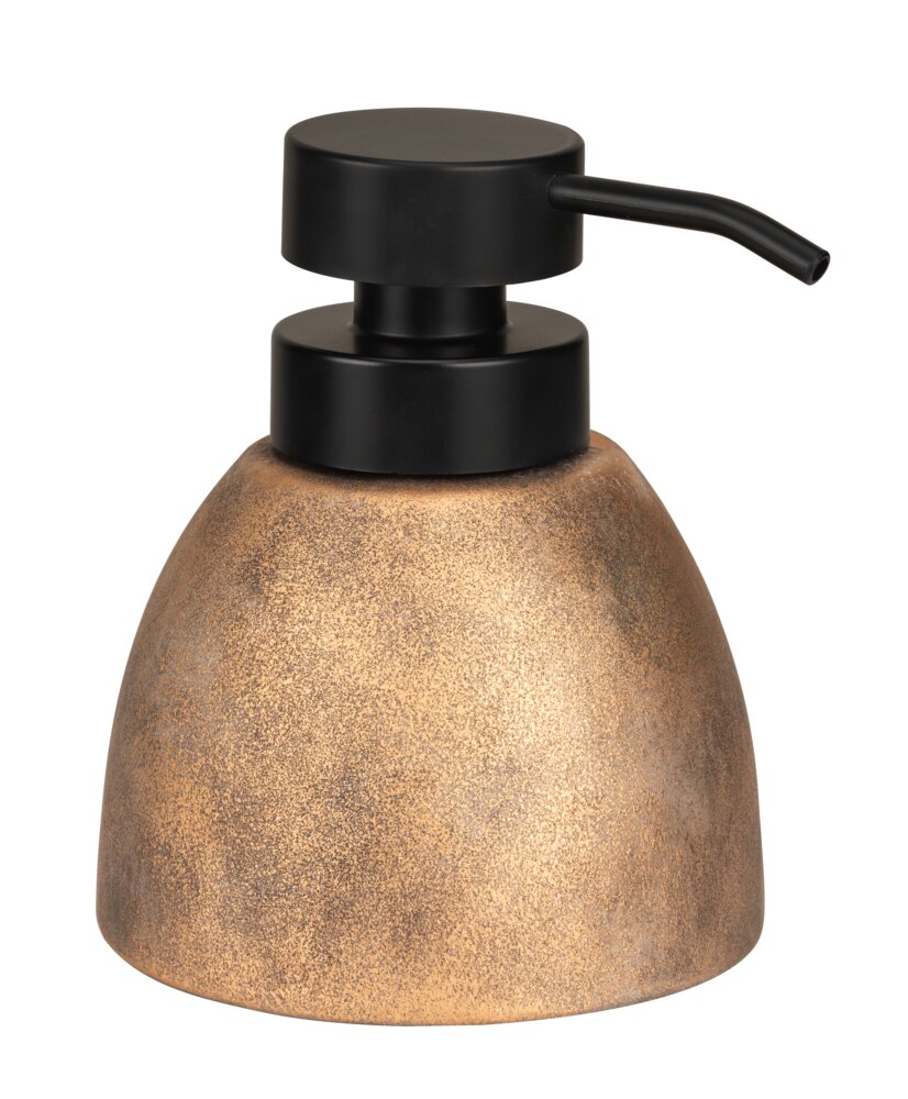Seifenspender Mod. Tremea, bronze/schwarz, Keramik, 0,3 l  edles Design in bronze matt