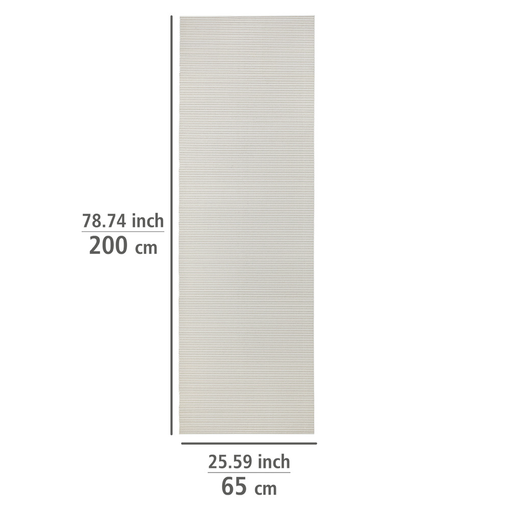 Badematte Beige, 65 x 200 cm  zuschneidbar