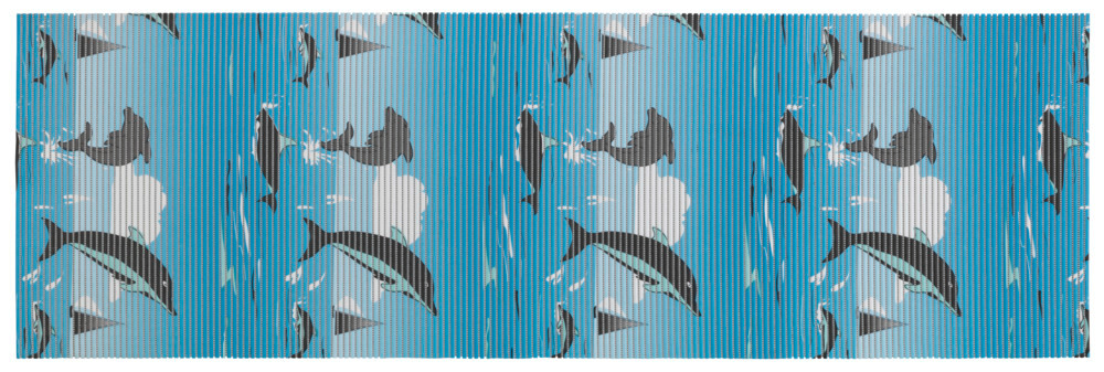 Badematte Delfin, 65 x 200 cm  zuschneidbar