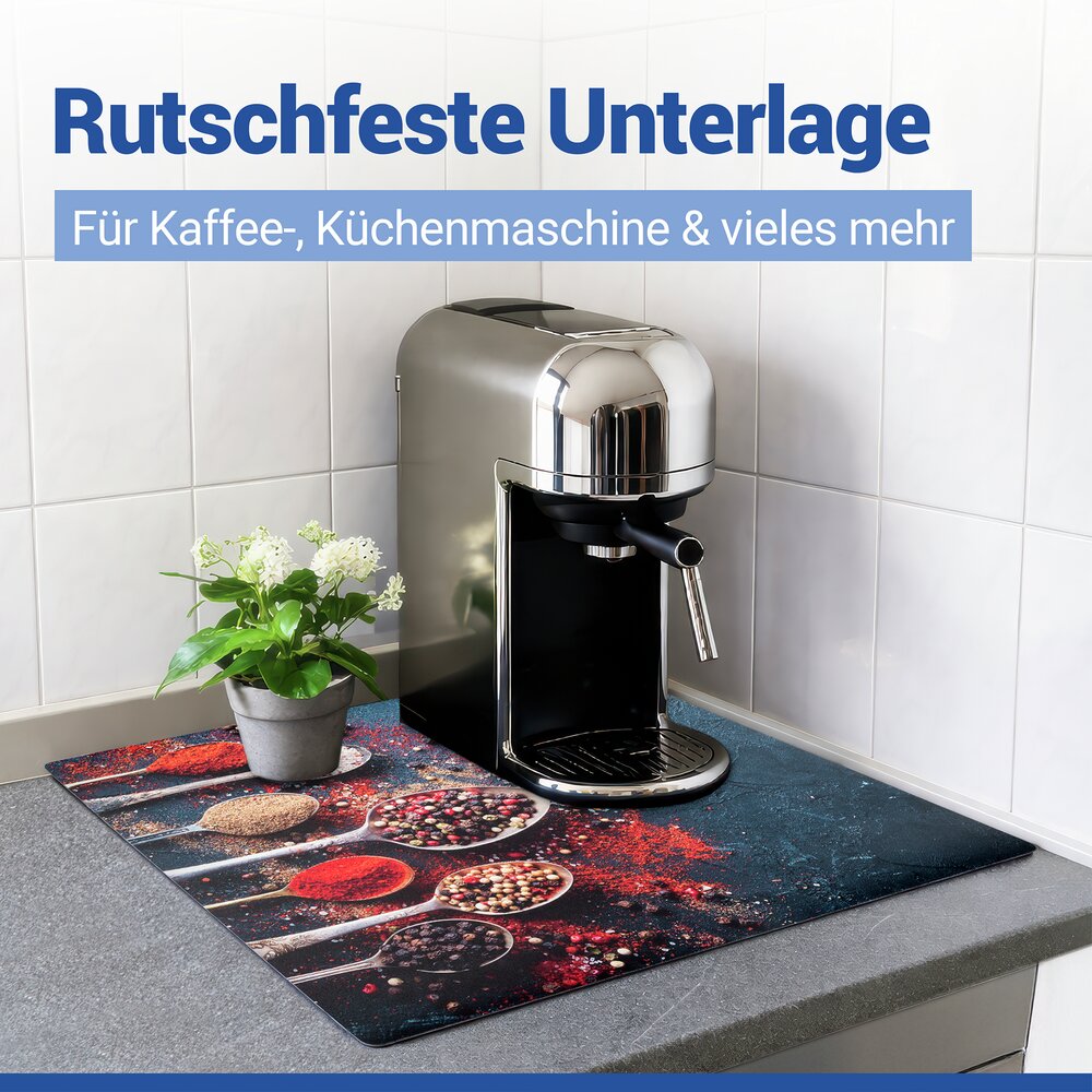 Tapis de protection Mod. Piquant 60 x 52 cm  tapis résistant à la chaleur pour plaques de cuisson