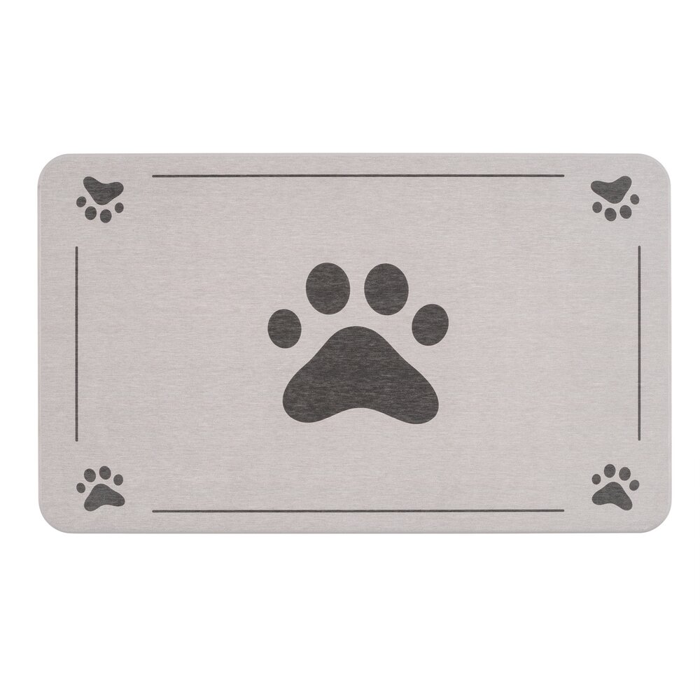 Haustiermatte Mod. Paw 50 x 30 cm  Napfunterlage für Hunde und Katzen