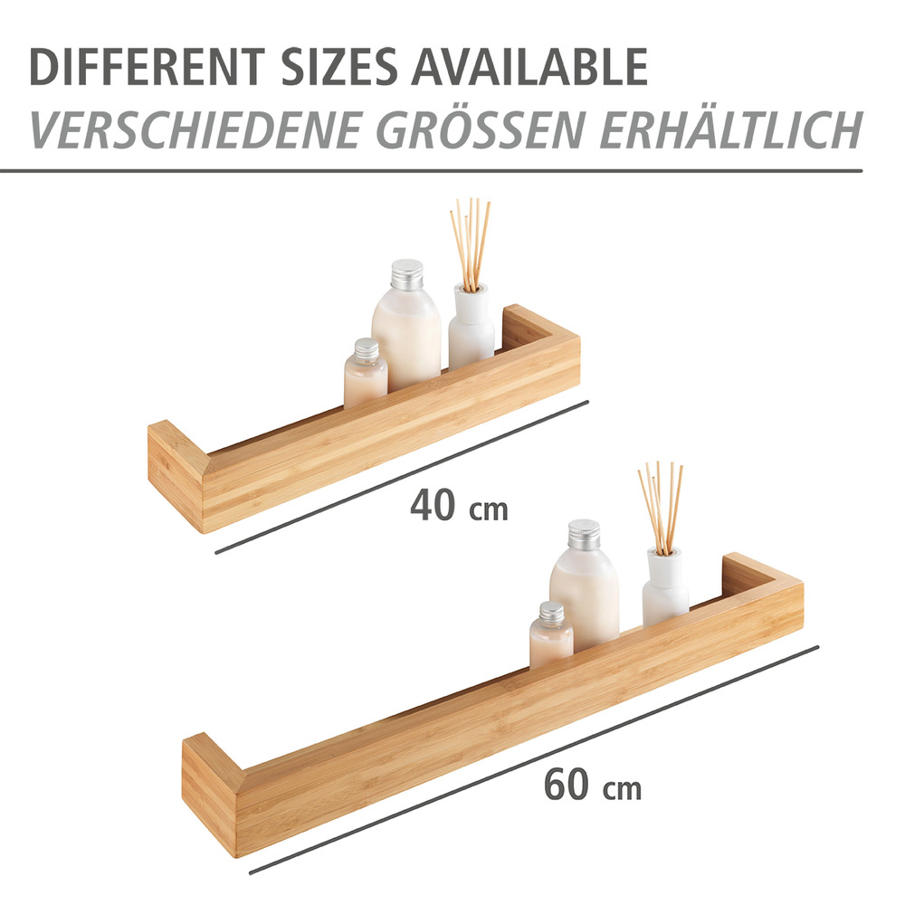 Wandregal Mod. Bambusa aus Bambus, 40 cm  aus Bambus