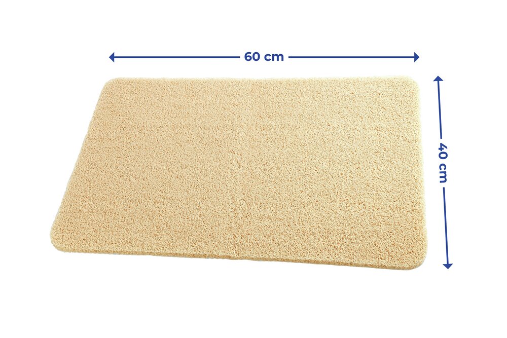 Fußmatte Mod. Wellness Beige, 40 x 60 cm  rutschhemmend