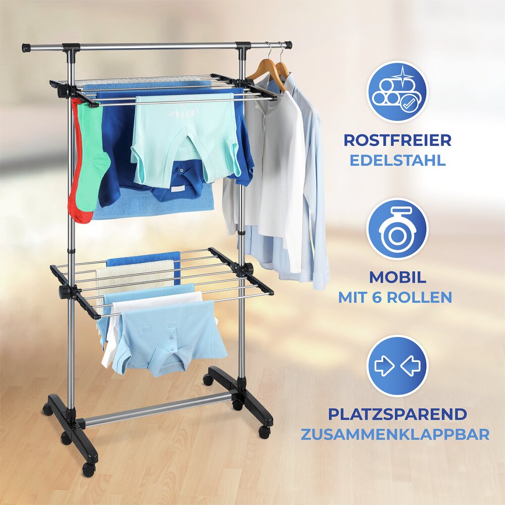 Ruimtebesparende wasdroger