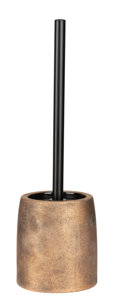 WC-Garnitur Mod. Tremea, bronze, keramik, edelstahl, 11,5x37,5 cm  inklusive flexibler Kunststoffabdeckung