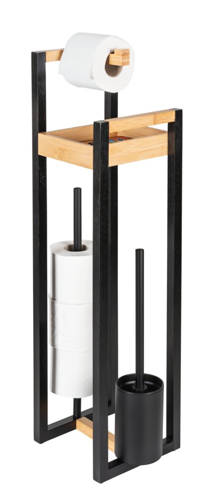 Garniture de WC sur pied 4 en 1 Mod. Braidi  en bambou certifié FSC®.