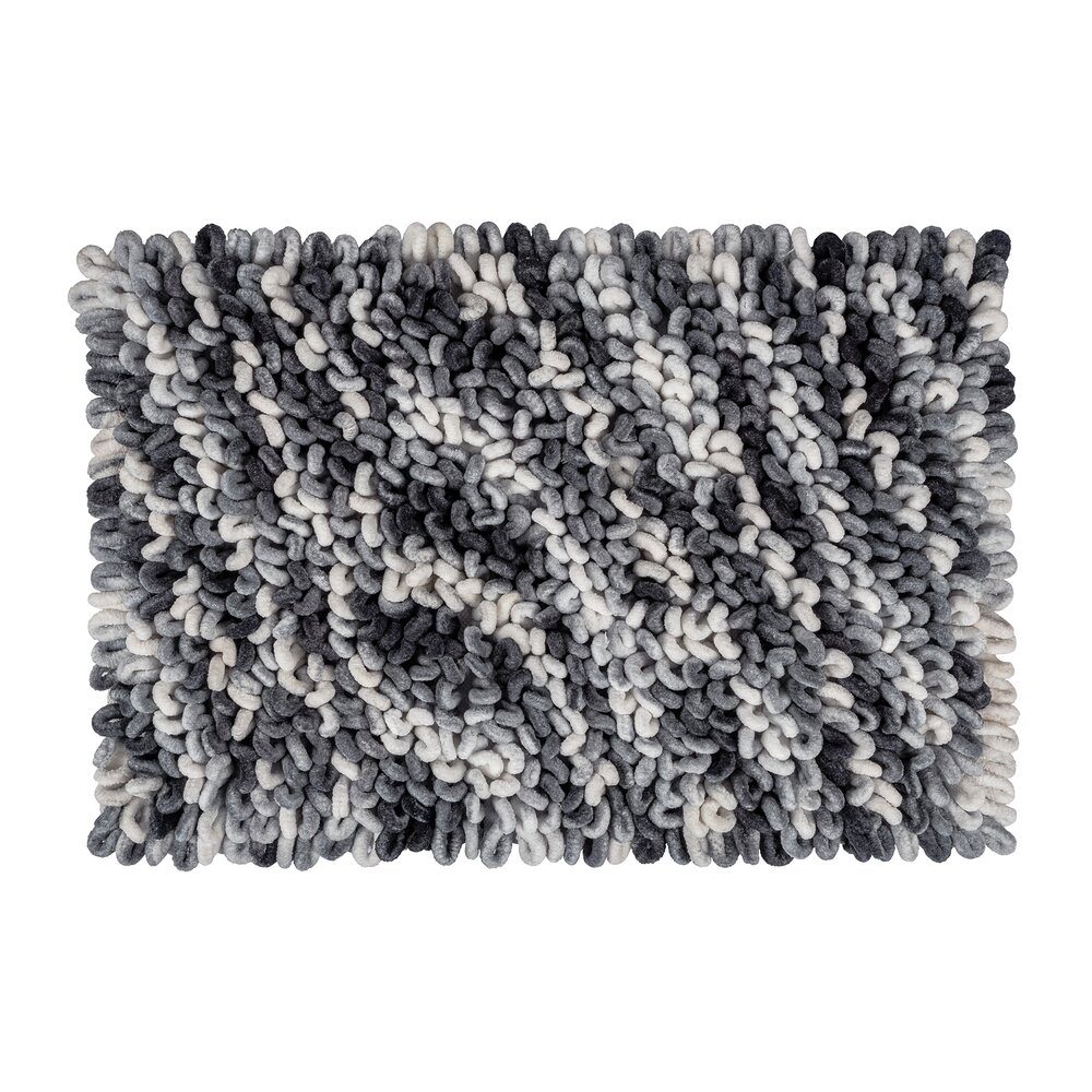Badmat Mod. Lerici grijs-blauw, 60 x 90 cm