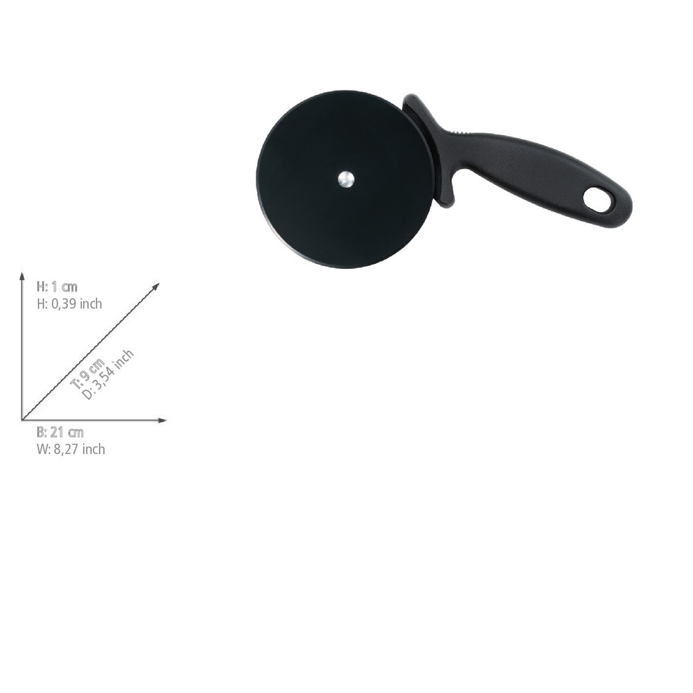 Pizzaschneider Mod. Volo  aus rostfreiem Edelstahl