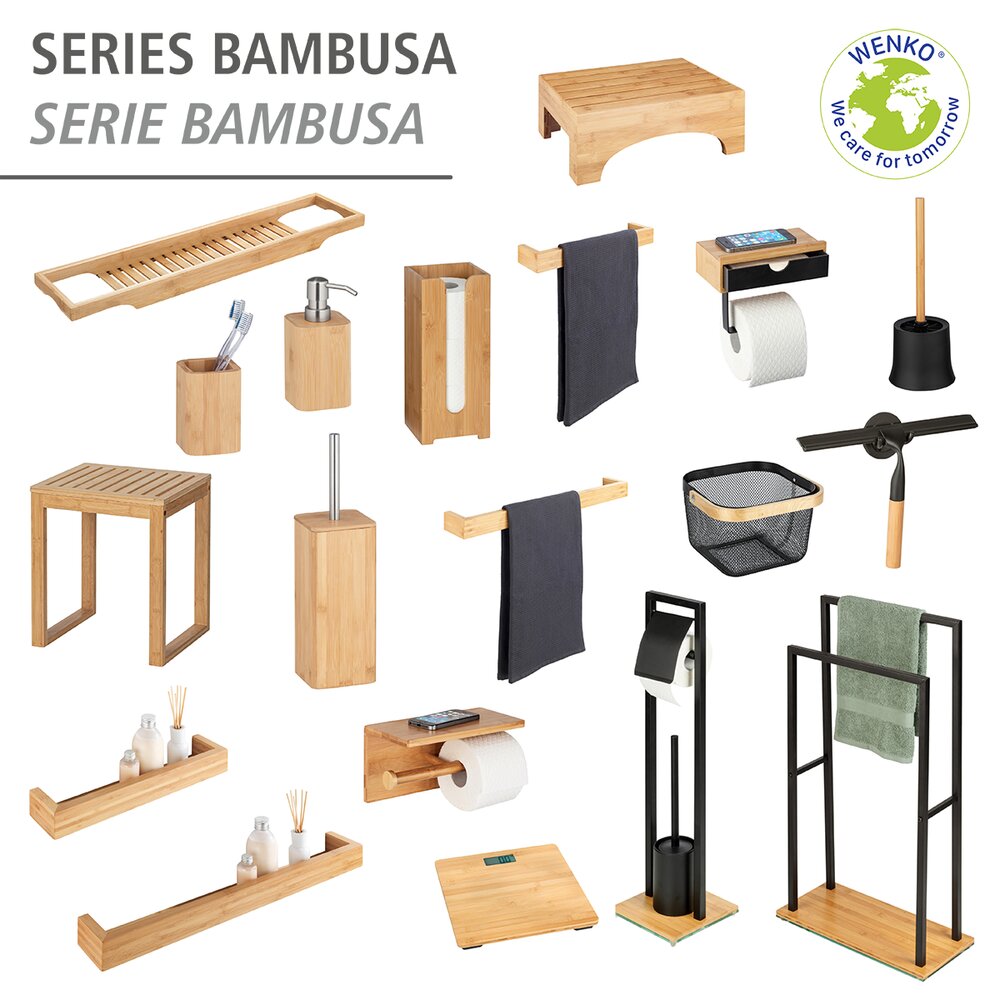 Bambusa handdoekrek van bamboe