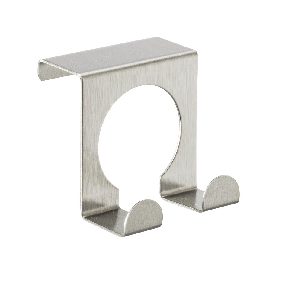 Tür-Doppelhaken  Edelstahl rostfrei, matt