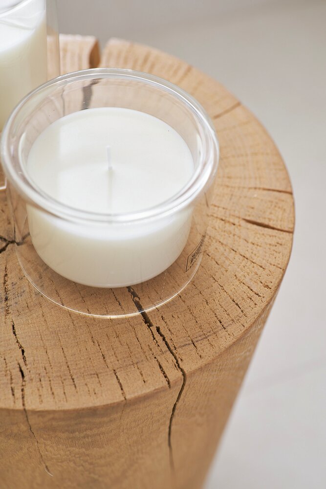 Collection SCHÖNER WOHNEN Bougie parfumée Mod. Lemongrass M, lot de 2  Durée de combustion : 30 - 40 heures