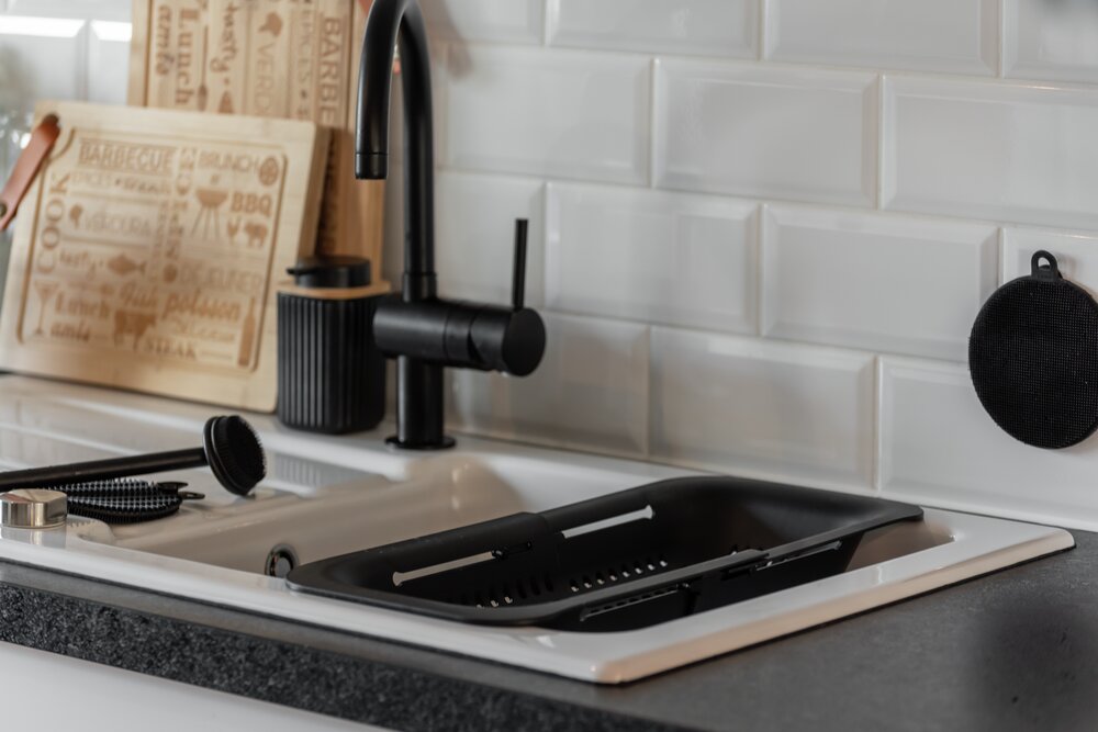 Passoire évier cuisine Sivo, extensible  Passoire extensible