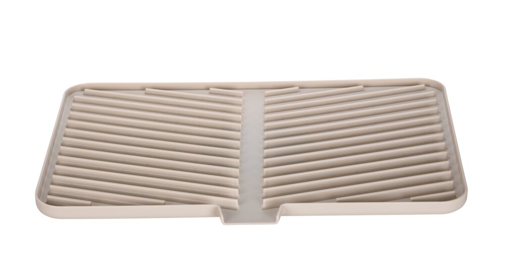 Egouttoir Mod. Ariana, beige, plastique, métal, 43x8x31 cm  antidérapant et peu encombrant