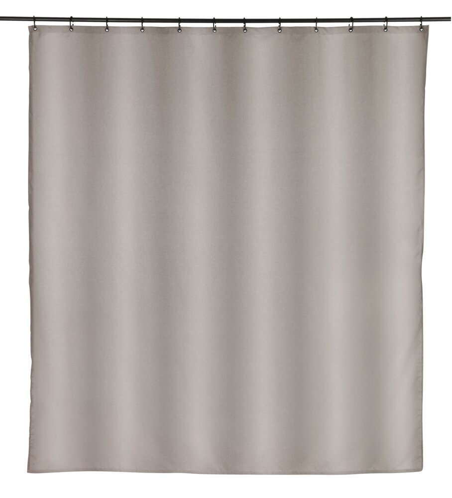 Duschvorhang Mod. MAYOUR Grau  inkl. Duschvorhangringe