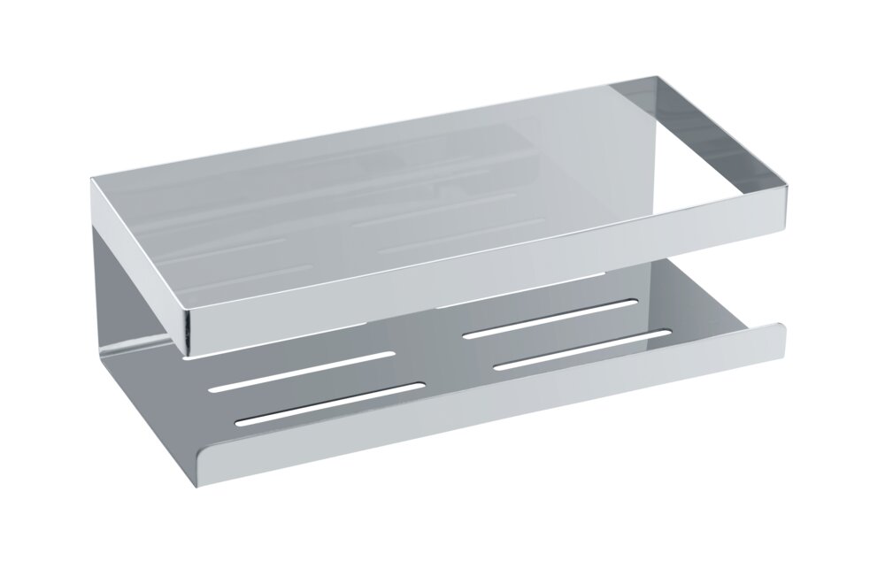 Wandablage Mod. MELETO Glänzend  aus Edelstahl