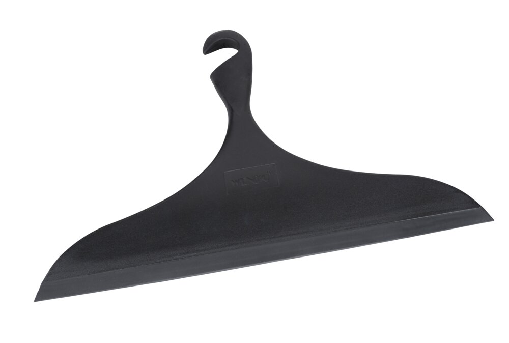 Badezimmerwischer Mod. Loano XXL Schwarz  mit Haken