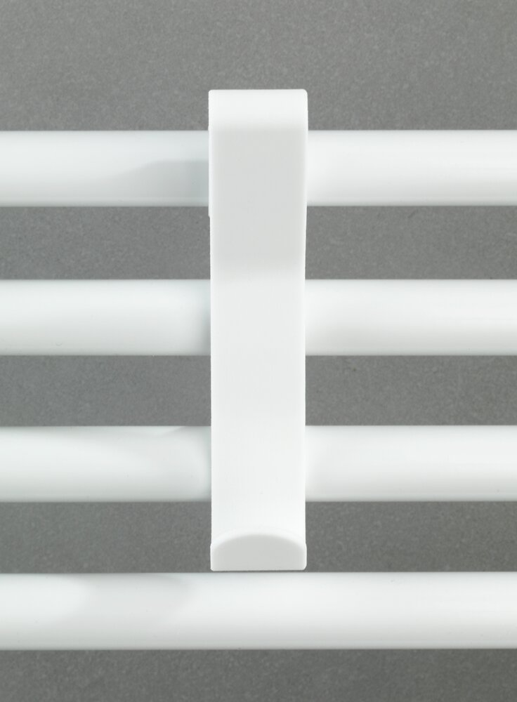 Crochet pour radiateur sèche-serviettes universel Flexi  matière plastique souple
