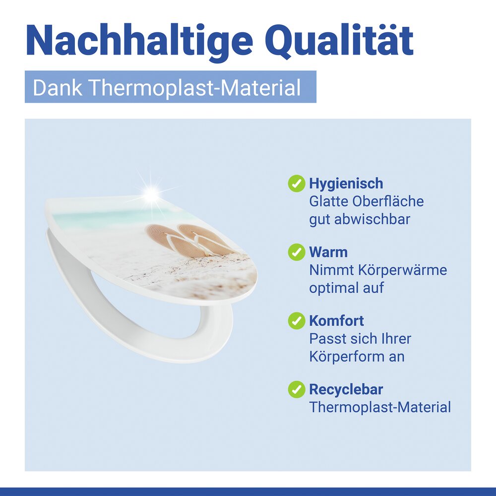 WC-Sitz Mod. Bautole  Toilettensitz mit Absenkautomatik und Relief-Druck