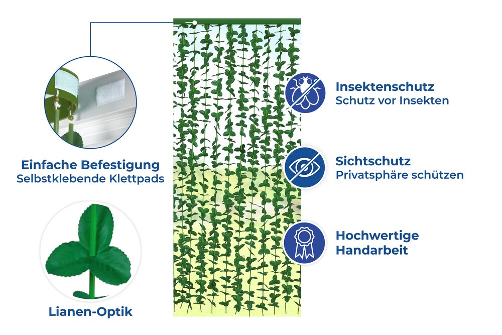 Rideau de porte Liane