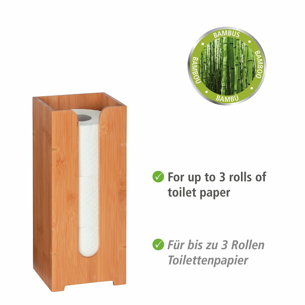 Porte-rouleau de papier toilette Mod. Bambusa  en bambou