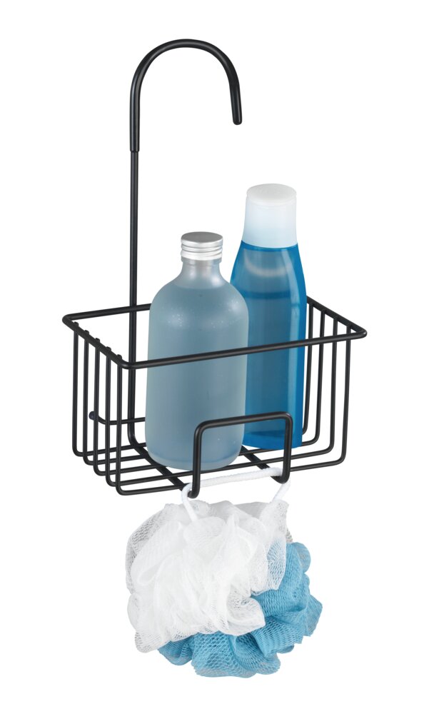 Dusch-Caddy Mod. Milito, schwarz, Edelstahl, 18x28,5x13 cm  rostfrei und leicht zu reinigen