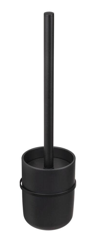 Turbo-Loc® WC-Garnitur Mod. Carpino Schwarz  Befestigen ohne Bohren