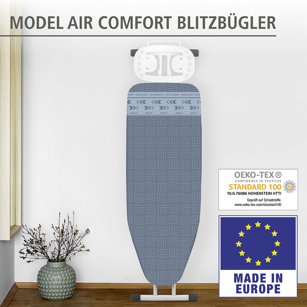 Bügeltischbezug Air Comfort mit Blitzbüglerzone M  Bügelbrettbezug, 125 x 40 cm, mit Blitzbüglerzone