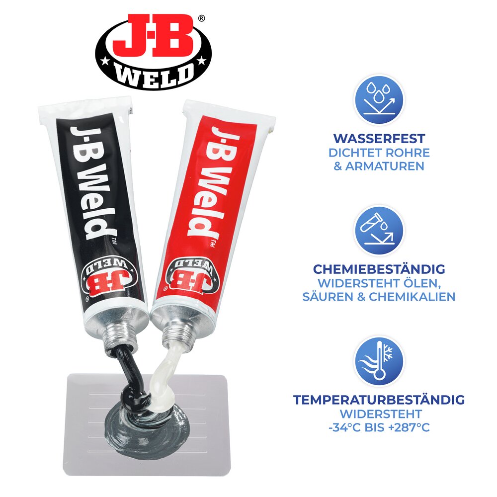 JB Weld 2-Komponenten-Epoxidharz-Kleber  klebt dauerhaft alles, superfest