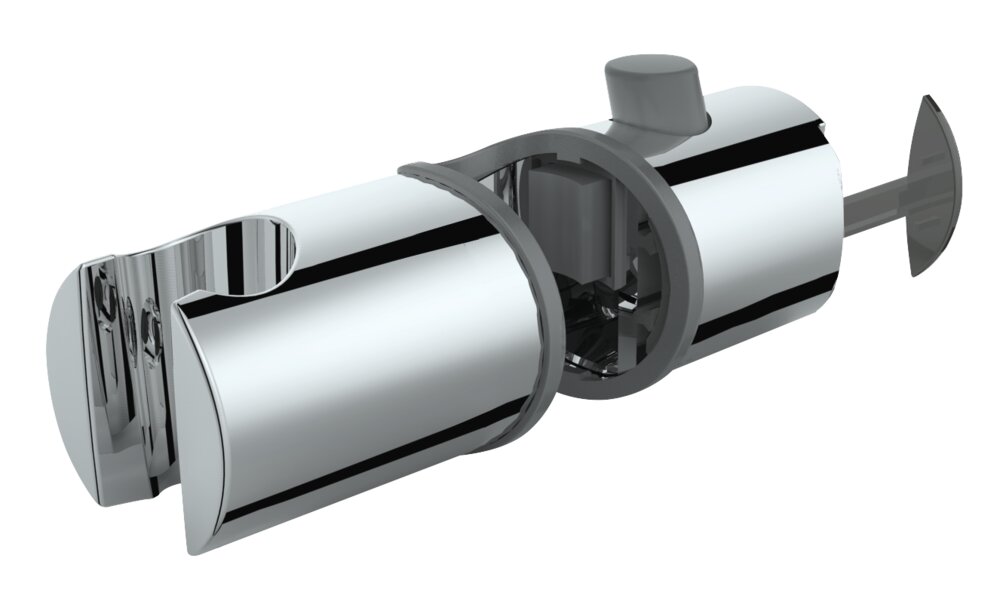 Support pommeau de douche Liberta en chrome  Réglage facile de la hauteur