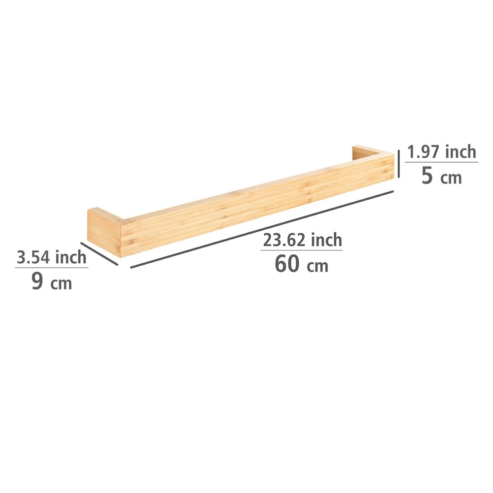 Handdoekstang Mod. Bambusa van bamboe, 60 cm