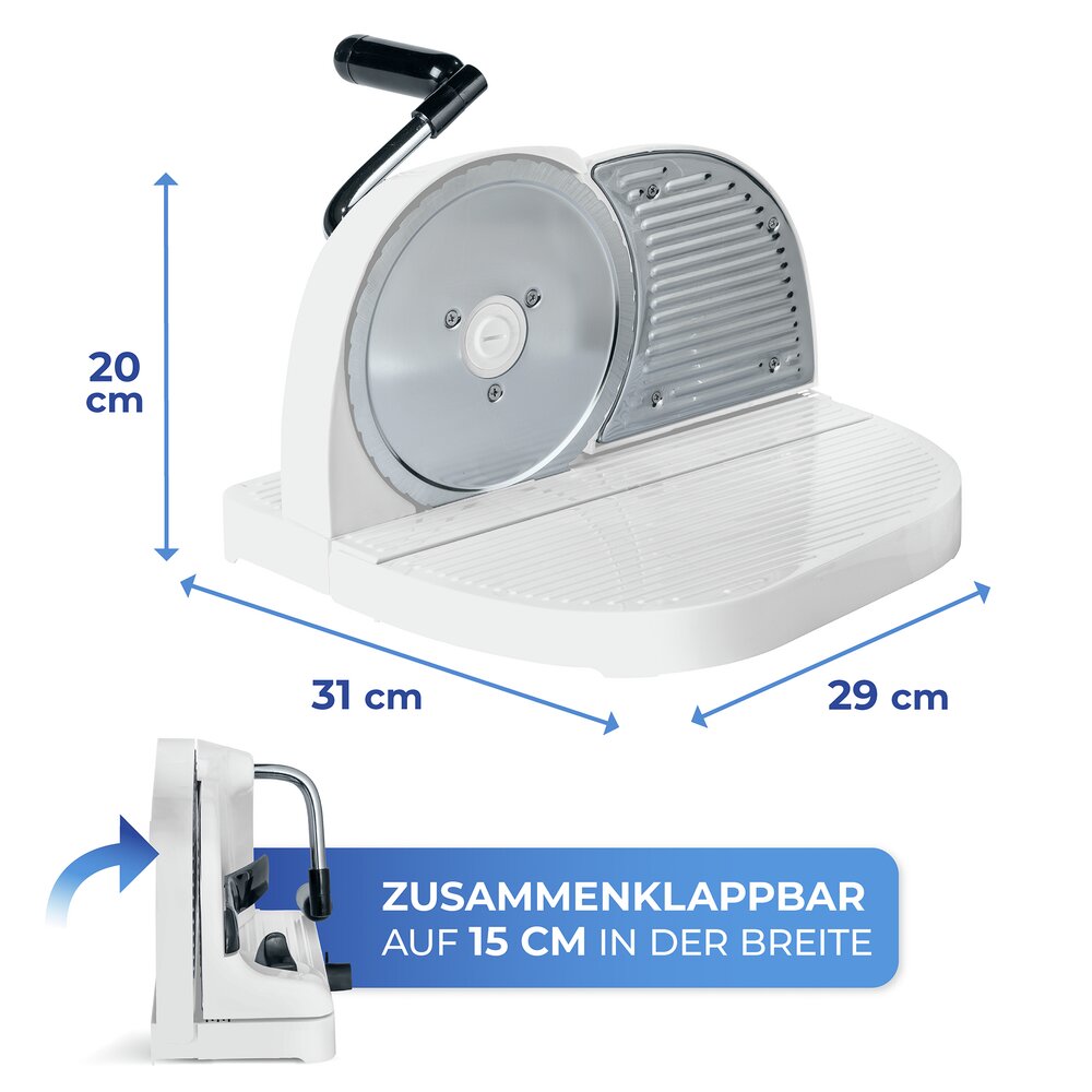 Brotschneidemaschine  mit Handkurbel