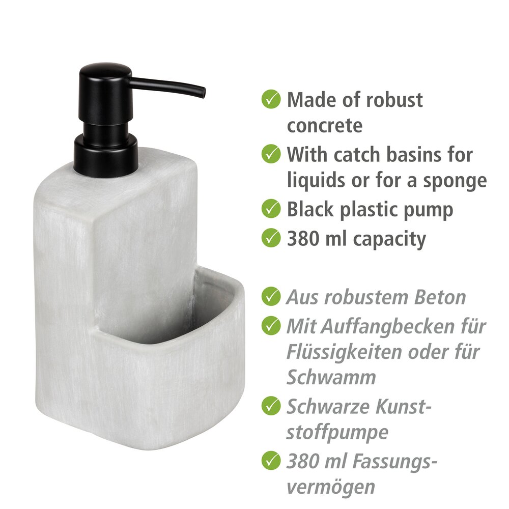 Spülmittelspender Mod. Festival Beton  Seifenspender