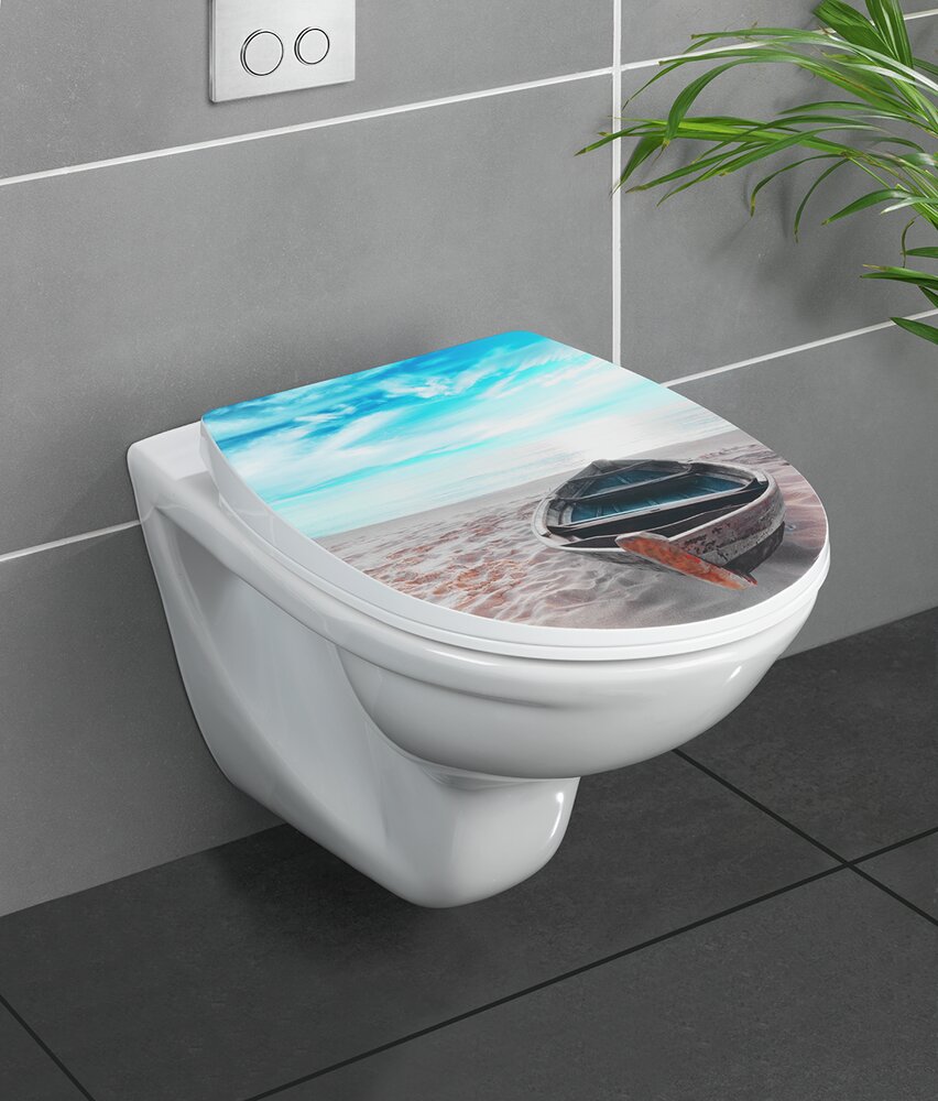 WC-Sitz Boat High Gloss  Toilettensitz mit Absenkautomatik
