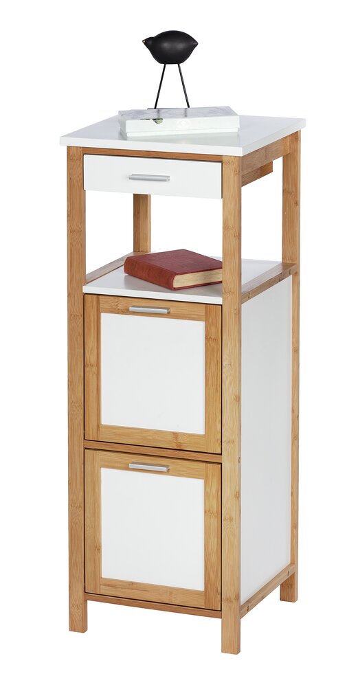 Finja bamboe plank met 2 planken, 2 vakken en lade