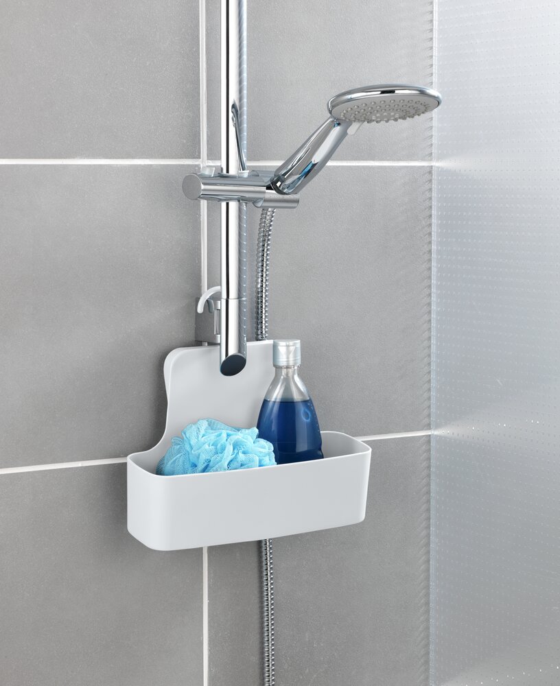 Serviteur de douche Barcelona blanc  plastique spéciale, incassable