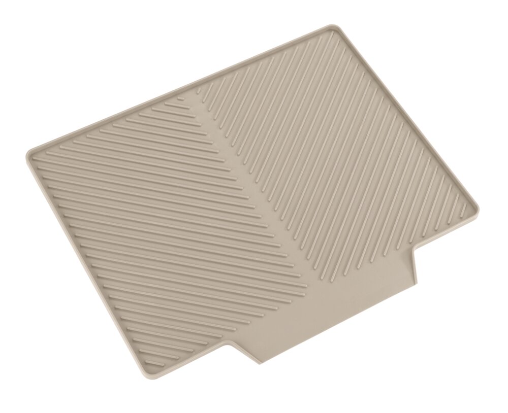 Abtropfmatte Mod. Nelia, beige, Kunststoff, 34x40x3 cm  spülmaschinengeeignet und langlebig